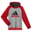 Boys 8-20 Adidas Logo Colorblock Fleece Pullover, Boy's, Size: Medium, Grey