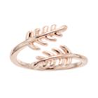 Lc Lauren Conrad Leaf Bypass Ring, Women's, Size: 7, Pink