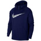Big & Tall Nike Therma Rip And Tear Hoodie, Men's, Size: 4xl Tall, Blue