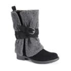 Muk Luks Nikita Women's Water Resistant Winter Boots, Size: 7, Dark Grey