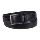 Men's Croft & Barrow&reg; Faux-leather Belt, Size: 40, Black