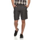Men's Burnside Microfiber Cargo Shorts, Size: 36, Grey (charcoal)