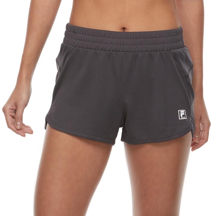Women's Fila Sport&reg; Knit Workout Shorts, Size: Xl, Grey