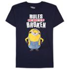 Boys 8-20 Minion Rule Breaker Tee, Boy's, Size: Small, Blue (navy)