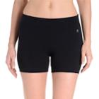 Women's Danskin Cotton-blend Bike Shorts, Size: Medium, Black