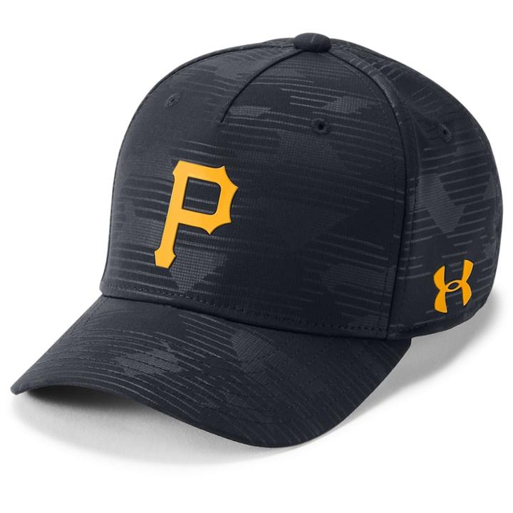 Boys 8-20 Under Armour Pittsburgh Pirates Embossed Cap, Black