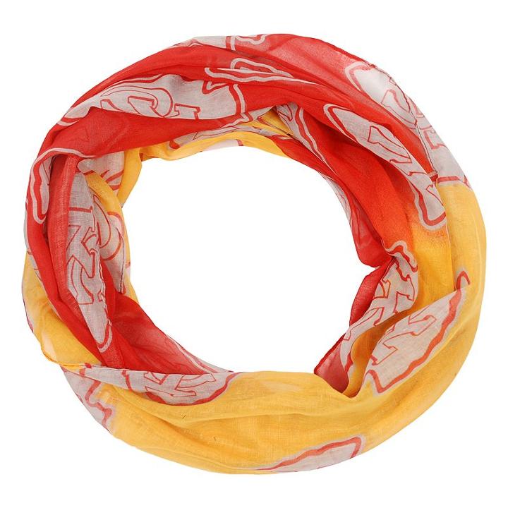 Women's Forever Collectibles Kansas City Chiefs Gradient Infinity Scarf, Multicolor