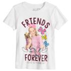 Girls 7-16 Jojo Siwa Friends Forever Graphic Tee, Size: Medium, White