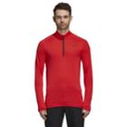 Men's Adidas Outdoor Terrex Tracerocker Climalite Half-zip Pullover, Size: Xl, Red