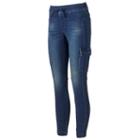 Women's Sonoma Goods For Life&trade; Pull-on Skinny Jeans, Size: 10, Blue (navy)