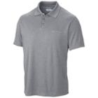 Men's Columbia New Utilizer Classic-fit Jacquard Performance Polo, Size: Small, Light Grey