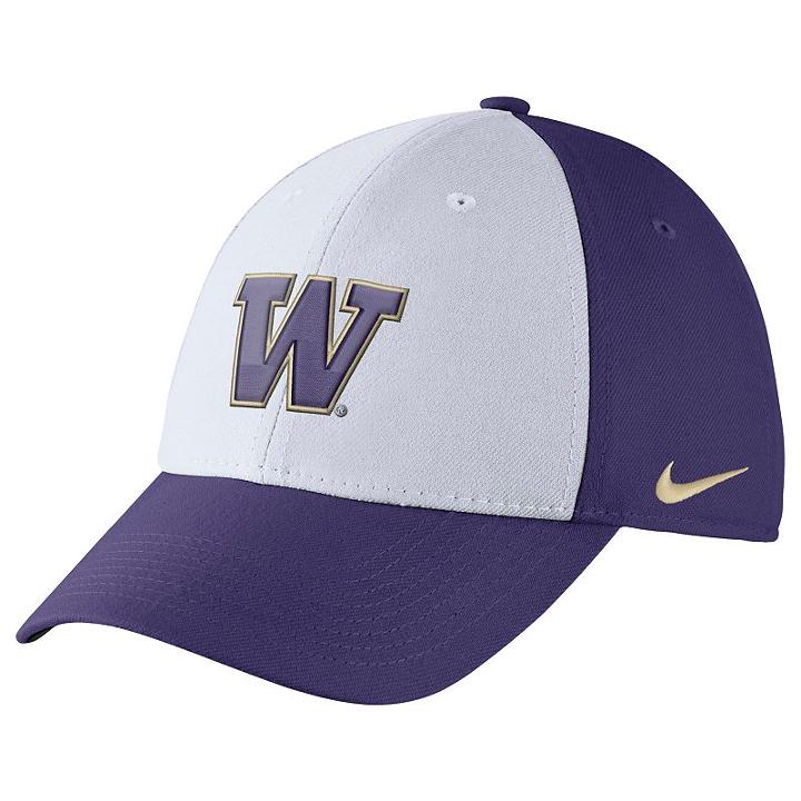 Men's Nike Washington Huskies Dri-fit Flex-fit Cap, Ovrfl Oth