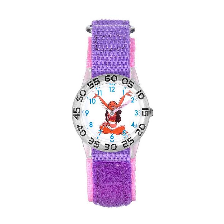 Disney's Moana Kids' Time Teacher Watch, Women's, Multicolor