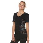 Women's Tek Gear&reg; Dry Tek V-neck Tee, Size: S Tall, Oxford