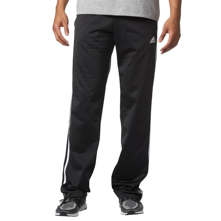 Big & Tall Adidas Tricot Track Pants, Men's, Size: M Tall, Black