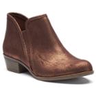 So&reg; Meme Women's Block Heel Ankle Boots, Teens, Size: Medium (8), Med Brown