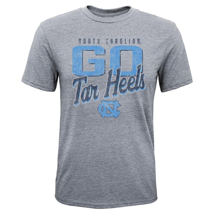 Boys 8-20 North Carolina Tar Heels Rally Anthem Tee, Size: M 10-12, Grey