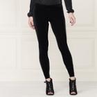 Lc Lauren Conrad Runway Collection Velvet Leggings - Women's, Size: Xl, Black