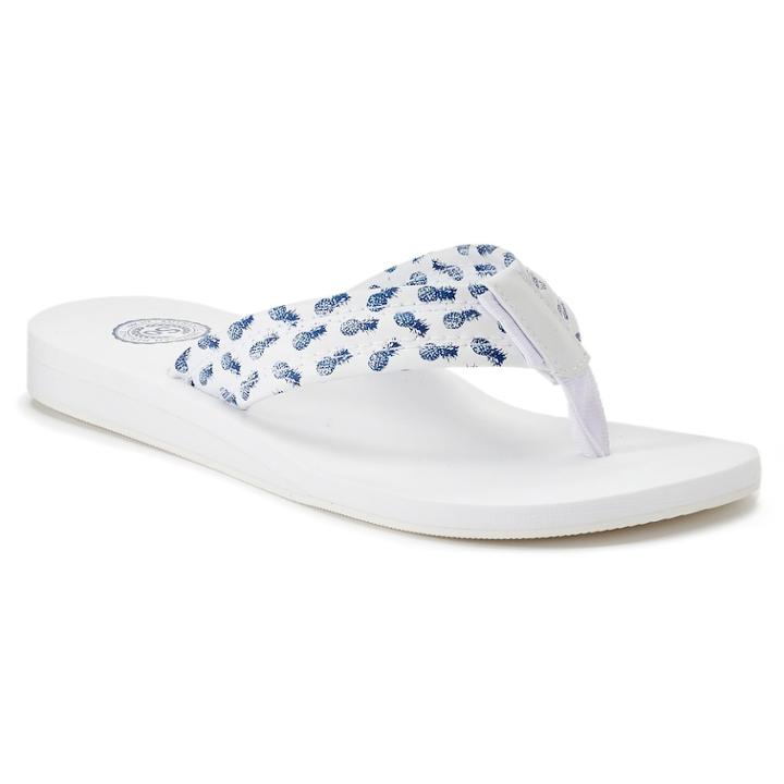 So&reg; Women's Lami Print Sandals, Size: Xl, White