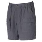 Men's Croft & Barrow&reg; Side Elastic Cargo Shorts, Size: 29, Grey