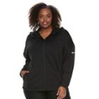 Plus Size Nike Hooded Zip Front Jacket, Women's, Size: 2xl, Grey (charcoal)