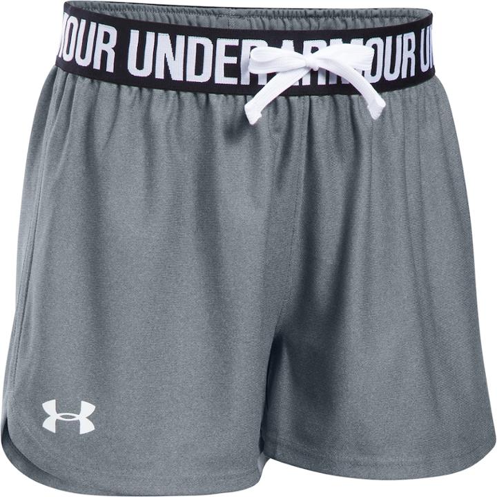 Girls 7-16 Under Armour Play Up Shorts, Size: Medium, Med Grey