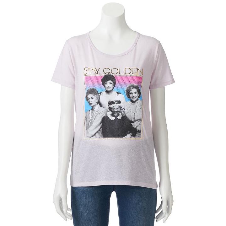 Juniors' The Golden Girls Stay Golden Graphic Tee, Girl's, Size: Large, Blue Other