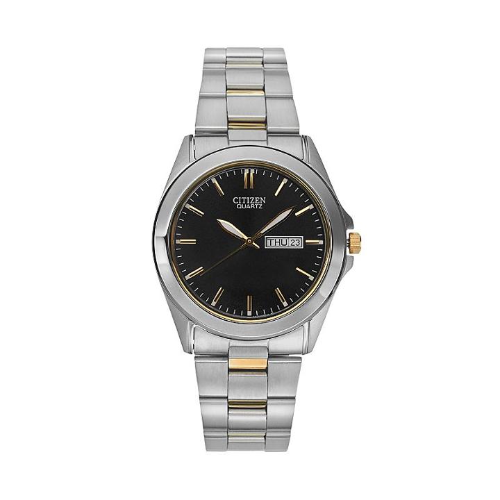 Citizen Men's Two Tone Stainless Steel Watch - Bf0584-56e, Multicolor