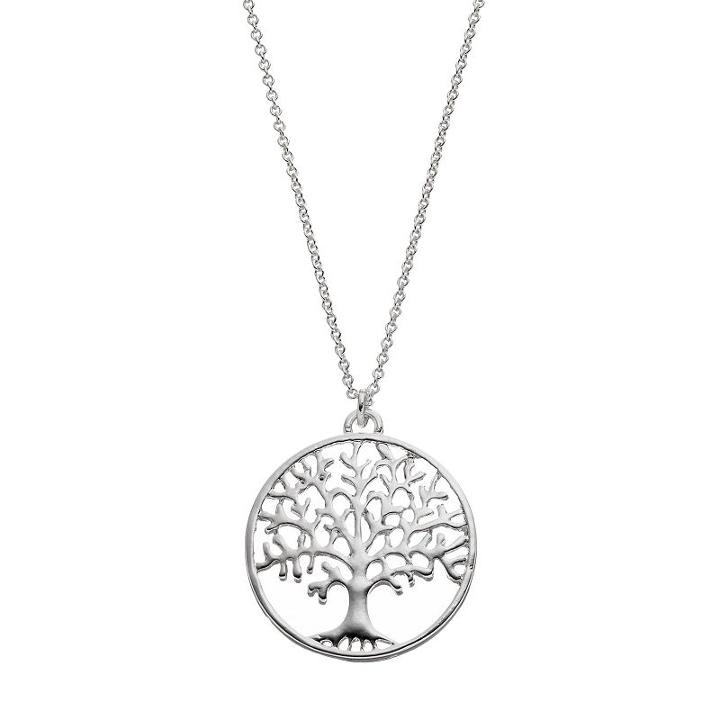 Lc Lauren Conrad Tree Of Life Pendant Necklace, Women's, Silver