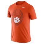Men's Nike Clemson Tigers Football Icon Tee, Size: Small, Orange