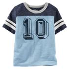 Boys 4-8 Oshkosh B'gosh&reg; Short Sleeve Number Graphic Speckled Colorblock Tee, Boy's, Size: 5, Blue
