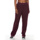 Plus Size Tek Gear&reg; Basic Fleece Pants, Women's, Size: 1x Long, Drk Purple