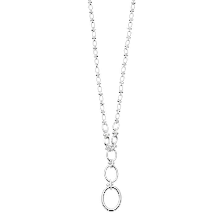 Dana Buchman Oval Chain Link Necklace, Women's, Silver