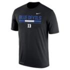 Men's Nike Duke Blue Devils Legend Staff Dri-fit Tee, Size: Small, Black
