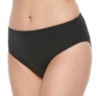 Women's Apt. 9&reg; Basic Scoop Bikini Bottoms, Size: Medium, Black