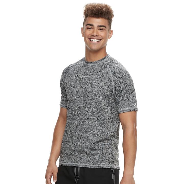 Men's Ocean Current Raglan Performance Swim Tee, Size: Xl, Light Grey