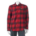 Men's Field & Stream Flannel Button-down Shirt, Size: Large, Red Other