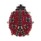 Dana Buchman Ladybug Pin, Women's, Red