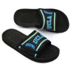 Adult Ucla Bruins Flip-flops, Size: Medium, Black