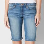 Women's Sonoma Goods For Life&trade; Faded Bermuda Jean Shorts, Size: 12, Blue Other