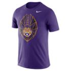 Men's Nike Lsu Tigers Football Icon Tee, Size: Small, Purple