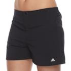 Women's Adidas Woven Swim Shorts, Size: Medium, Black
