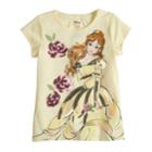 Disney's Beauty & The Beast Belle Toddler Girl Sequin Graphic Tee By Disney/jumping Beans&reg;, Size: 3t, Lt Beige