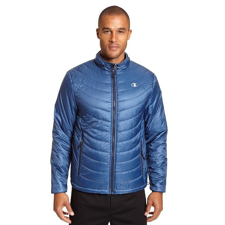 Men's Champion 3-in-1 Jacket, Size: Large, Blue