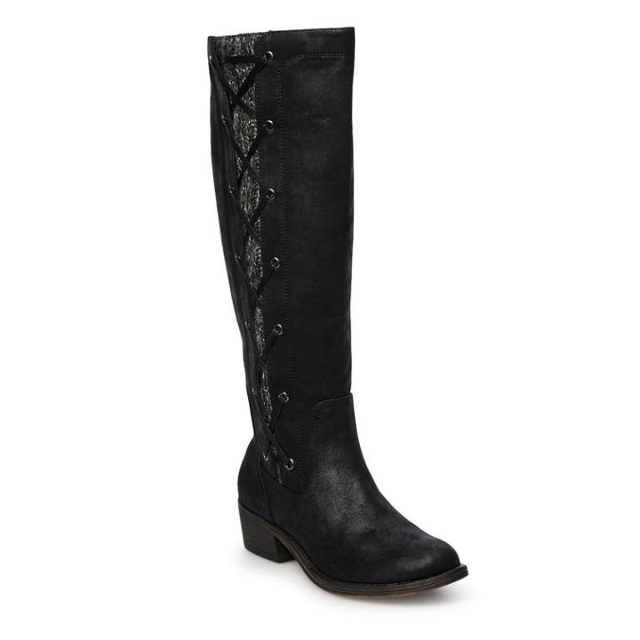 So&reg; Hemlock Women's Riding Boots, Size: 8 Wc, Black