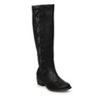So&reg; Hemlock Women's Riding Boots, Size: 8 Wc, Black