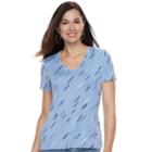 Women's Apt. 9&reg; Essential V-neck Tee, Size: Large, Light Blue