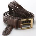 Dockers&reg; V-weave Braided Belt - Extended Size, Men's, Size: 48, Dark Beige