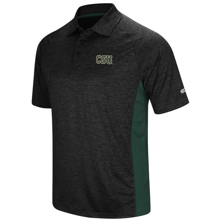Men's Colosseum Colorado State Rams Wedge Polo, Size: Small, Med Grey