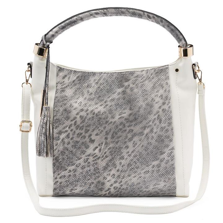 Mellow World Nova Snakeskin Hobo, Women's, White